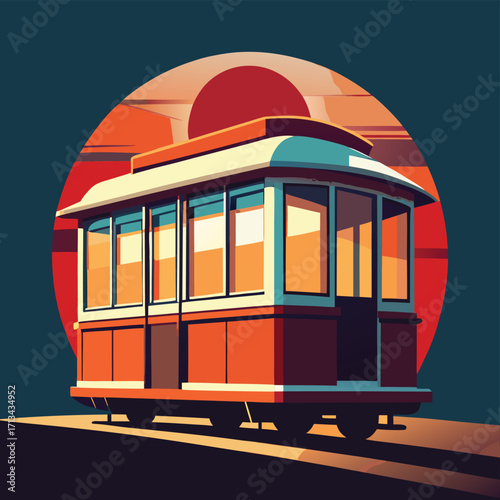 vector illustration of a modern building