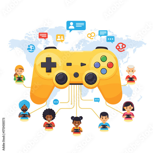 Online gaming community worldwide
