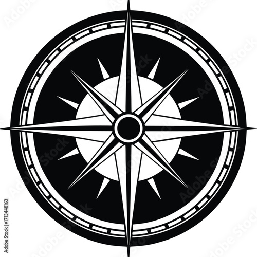 compass rose vector illustration