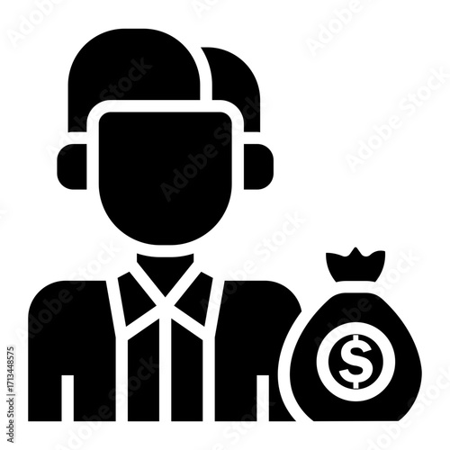 investor Solid icon
