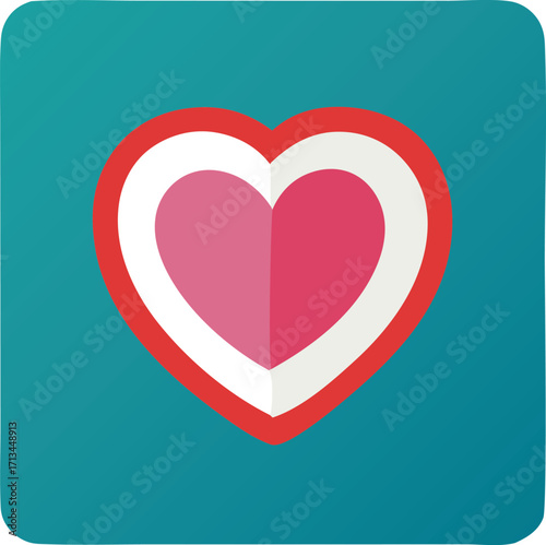 Heart icon symbol love romance emotion graphic design art