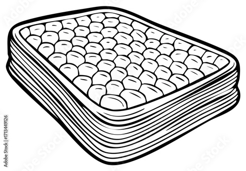 Comfortable quilted mattress design for restful sleep and modern bedroom decor