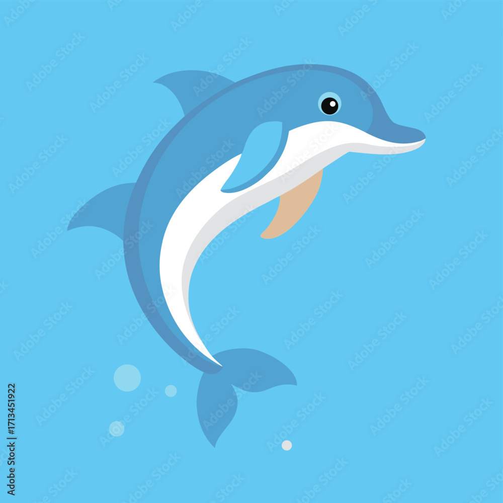 Fototapeta premium dolphin jumping out of water