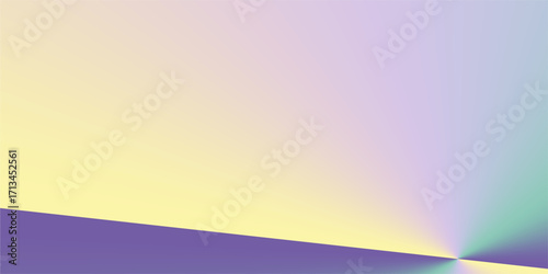 A Soft Gradient Transition of Pastel Hues From Yellow to Purple with Subtle Hints of Pink and Green.