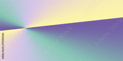 Soft pastel gradient emanating from a central point with a diagonal split across the frame.