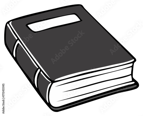 Closed Graphic Book Cover Design for Storytelling and Literary Themes