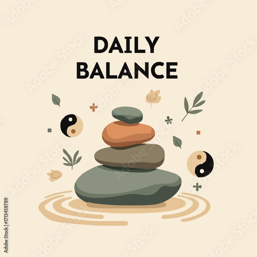 Mindful Stone Stack for Inner Harmony