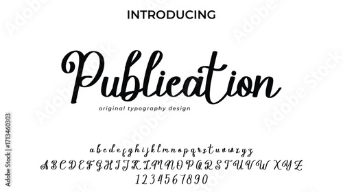 Publication - Elegant Script Font for Smooth Handwritten Design and Creative Typography
