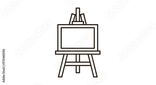 Easel stand for painting canvas drawing art equipment studio artist tool for creative hobby and display purpose