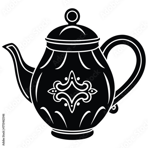 teapot isolated on white background