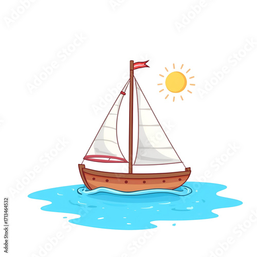 ship on the sea
