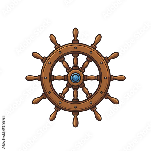 ship steering wheel