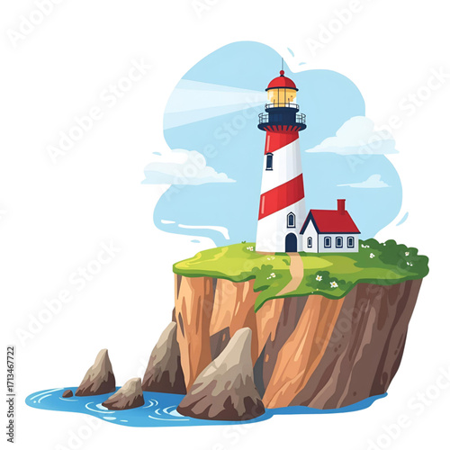 lighthouse on the coast