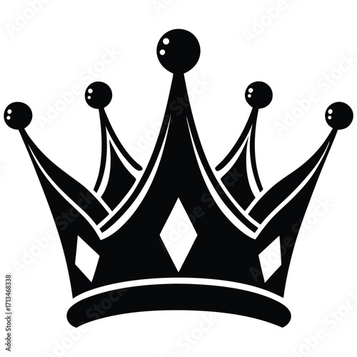 set of crowns vector