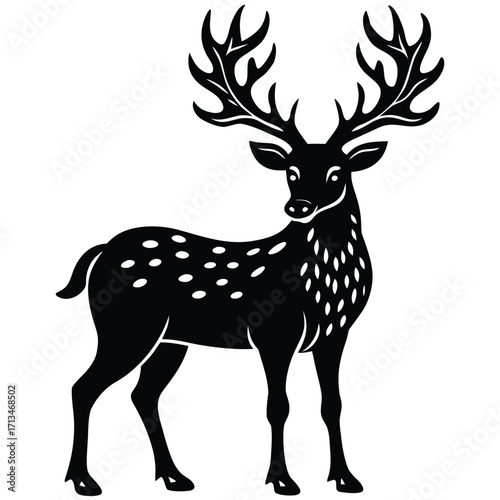 deer silhouette vector