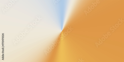 A soft gradient of warm orange and pale yellow transitioning to a subtle hint of blue creates a serene and inviting abstract background.