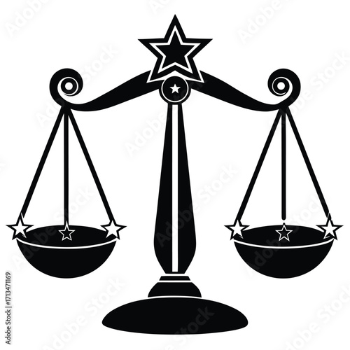 gold scales of justice