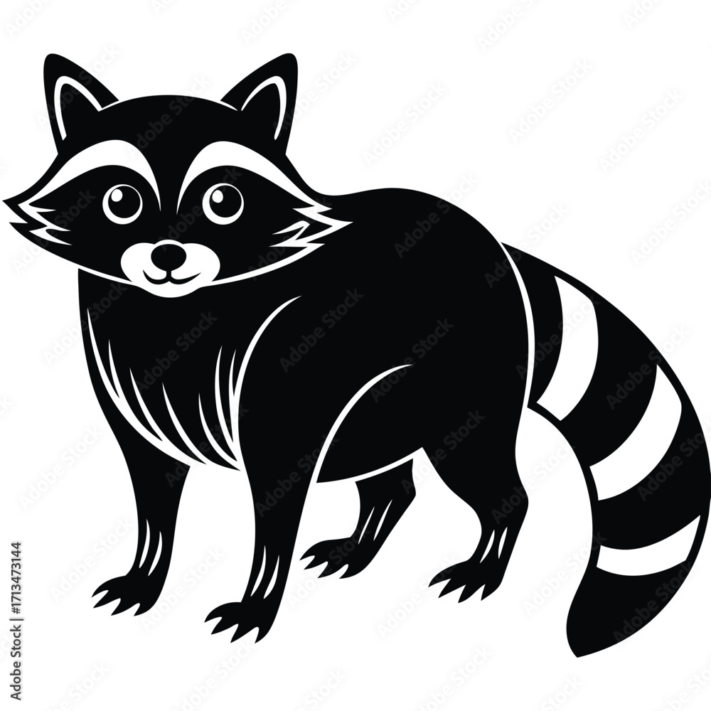 Obraz premium black cat vector illustration