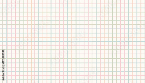 Subtle Pastel Grid Pattern Background.