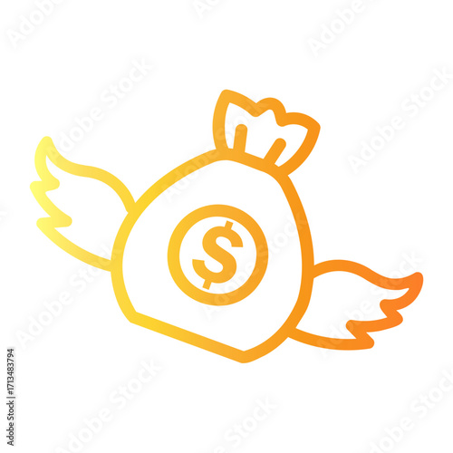 investor Line Gradient Icon