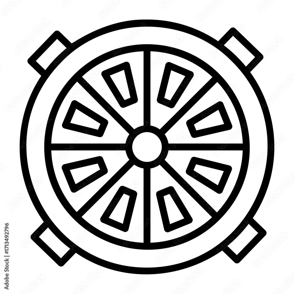 Obraz premium underground Line Icon
