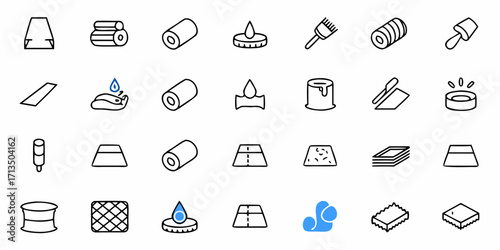Collection of  Discover essential construction and DIY icons for your next project, inspiring creativity and efficiency.