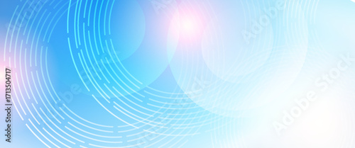 abstract blue circle background. overlapping circle background.
