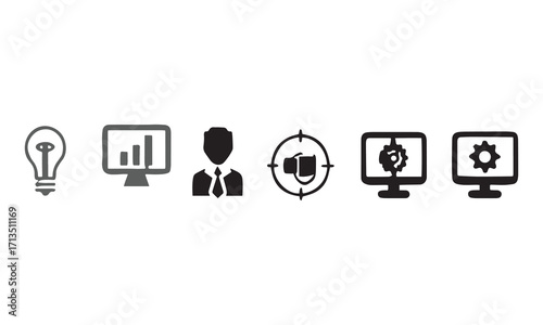 Marketing Strategy Line Icon Collection