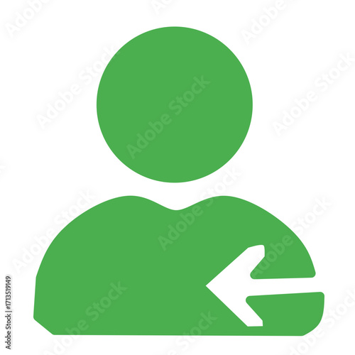 Green User Login Icon