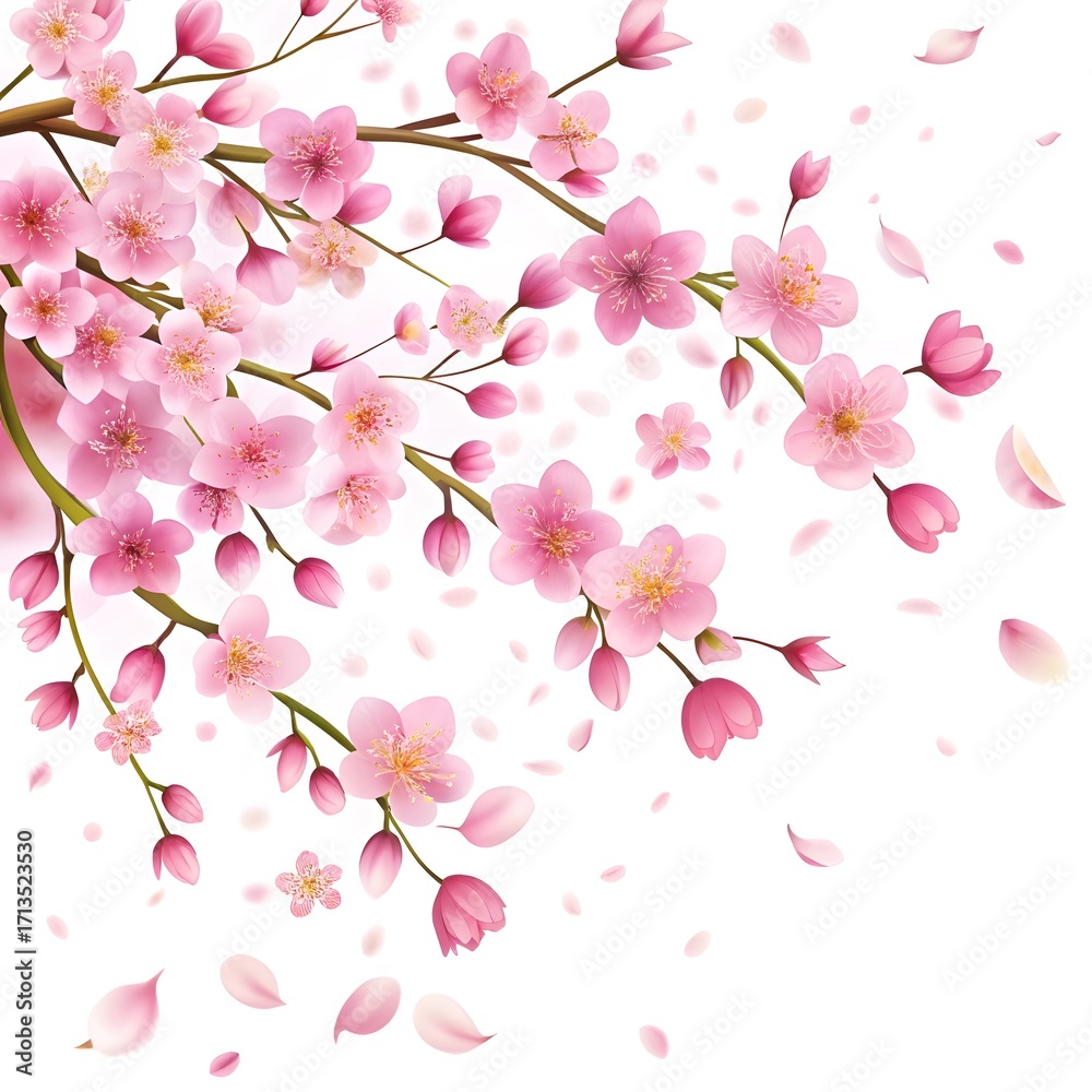 Fototapeta premium pink cherry blossom