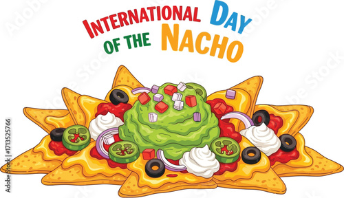 Celebrate international nacho day with a delicious plate of nachos perfect for foodies and snack lovers