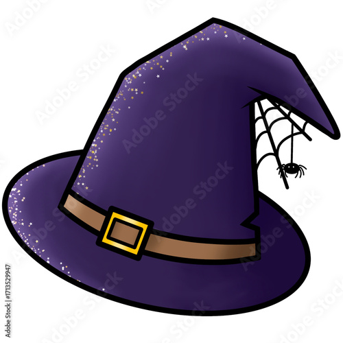  witch purple hat Halloween 