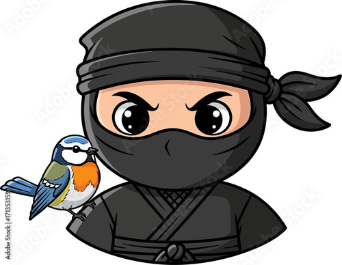 mini ninjas secret mission a tiny warriors unexpected ally, isolated on transparent background