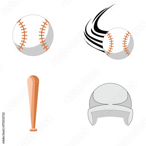Design a set of baseball equipment, suitable for your needs with various designs