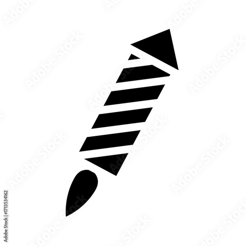 fireworks glyph icon