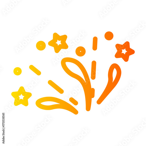 firework gradient icon