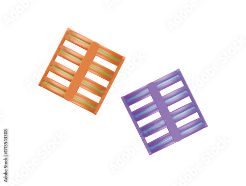 curlers icon 3d illustration render