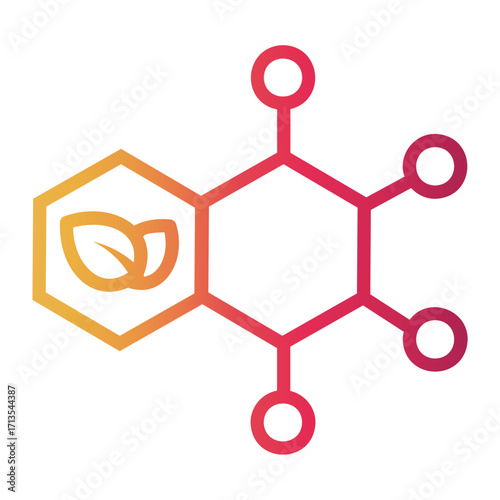 antioxidant Line Gradient Icon