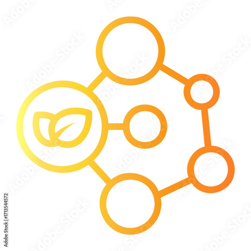 antioxidant Line Gradient Icon