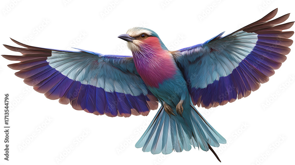 Fototapeta premium blue winged macaw