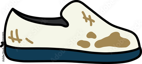 더러운 실내화