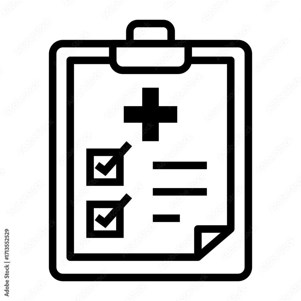 Obraz premium examination Line Icon