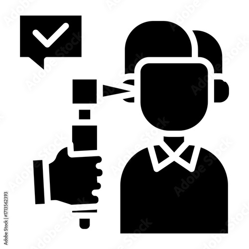 examination Solid icon