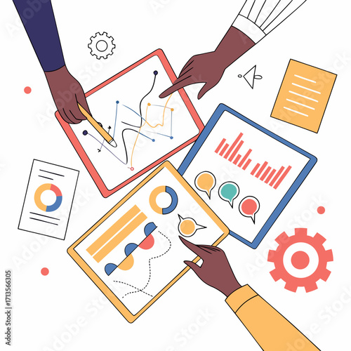 Collaborative data analysis and strategic planning for business growth