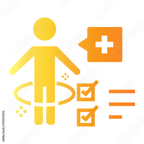 examination Gradient icon