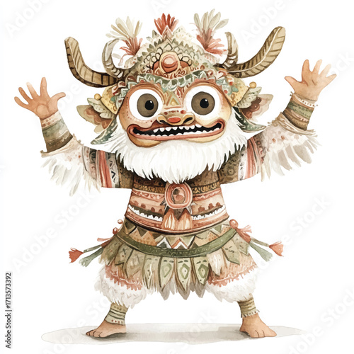 Adorable mythical creature stylized character design vibrant colors intricate details unique design fantasy art.