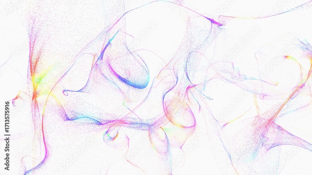 Fototapeta premium Abstract Colorful Smoke Patterns