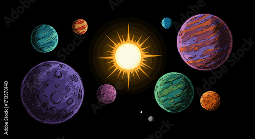 Cosmic Wonders A Vibrant Solar System