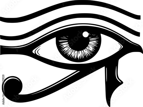 Vector illustration of the Eye of horus
