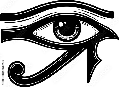 Vector illustration of the Eye of horus

